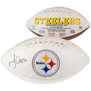 Fanatics Authentic James Conner Pittsburgh Steelers Autographed White Panel Football