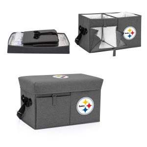 Pittsburgh Steelers Gray Ottoman Cooler & Seat