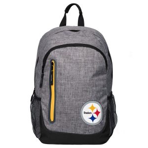 Pittsburgh Steelers Heathered Gray Backpack